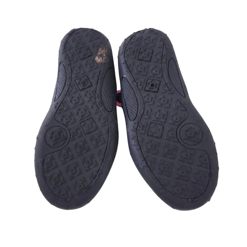 Girls Water Shoes Large 2-3 Black Pink